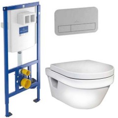 Инсталляция Villeroy & Boch ViConnect 92246100 + унитаз Gustavsberg Hygienic Flush WWC 5G84HR01 с сиденьем