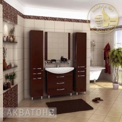 Зеркало Акватон Ария 80 тёмно-коричневый 1A141902AA430