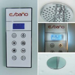 Душевая кабина Esbano ES-L90PR с LED подстветкой