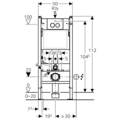 Инсталляция Geberit Duofix 458.124.21.1 + унитаз SSWW NC2038 (NC4455) ReemFree с сиденьем