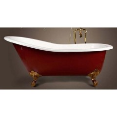 Ванна чугунная Magliezza Gracia Red BR 170x76