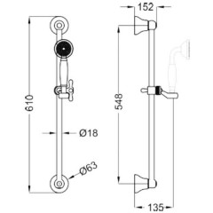 Душевой гарнитур Sturm Classica ST-CLA-35060-BR