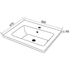 Комплект мебели Opadiris Smile Касабланка 80 бежевый