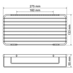 K 722 полка металлическая