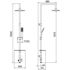 Душевой гарнитур Lemark LM8804C