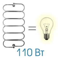 Полотенцесушитель электрический Energy Aura 1200x600