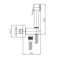 Гигиенический душ Bossini Paloma C69013B.030