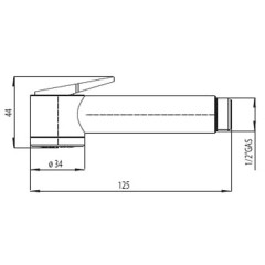 Гигиенический душ Bossini Paloma Flat C03177B.030