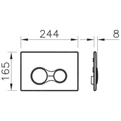 Комплект VitrA Zentrum 9012B003-7205