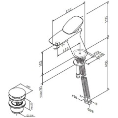 Смеситель для раковины Am.Pm Spirit V2.0 F70A82100