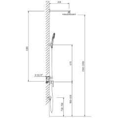 Душевая система Timo Hette SX-1029/00 SM110 chrome