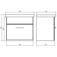 Комплект мебели ASB-Mebel Анкона 60