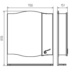 Комплект мебели ASB-Mebel Терни 75