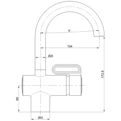 Смеситель для раковины Bennberg 115002 Chrome