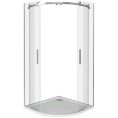 Душевое ограждение GooDDooR Galaxy R-TD-90-C-CH