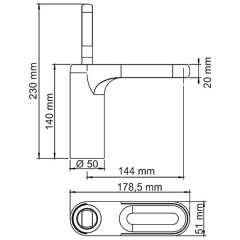 Смеситель для раковины WasserKRAFT Kammel 1803