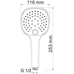 Ручной душ WasserKRAFT A050