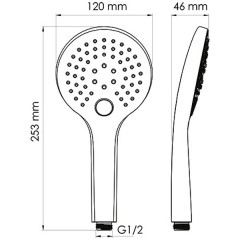 Ручной душ WasserKRAFT A078