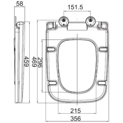 Унитаз BelBagno Romano BB248CPR-P+BB248T+BB146SC безободковый