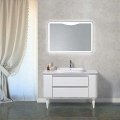 Тумба с раковиной BelBagno Radice 100 bianco lucido