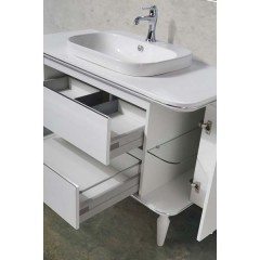 Тумба с раковиной BelBagno Radice 100 bianco lucido