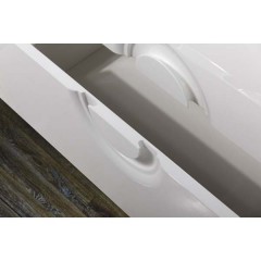 Тумба с раковиной BelBagno Onda 75 bianco lucido