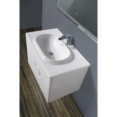 Тумба под раковину BelBagno Onda 80 bianco lucido ONDA-800-2C-SO-BL