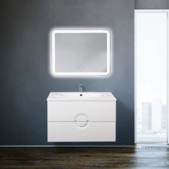 Тумба под раковину BelBagno Onda 100 bianco lucido ONDA-1000-2C-SO-BL