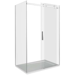 Душевое ограждение GooDDooR Altair WTW-110-C-CH+SP-90-C-CH