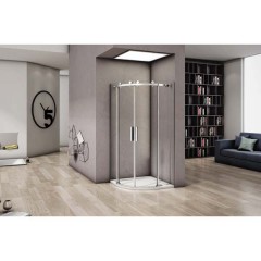 Душевое ограждение GooDDooR Altair R-TD-90-C-CH