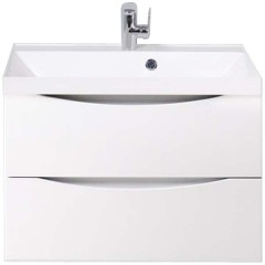 Тумба с раковиной belbagno marino 70 bianco lucido