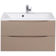 Тумба с раковиной belbagno marino 80 cappuccino lucido