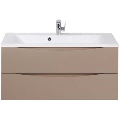 Тумба под раковину BelBagno Marino 100 cappuccino lucido MARINO-1000-2C-SO-CL-P