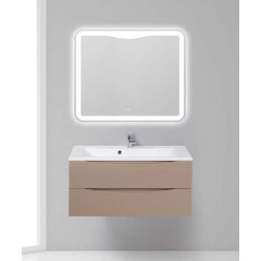 Тумба под раковину BelBagno Marino 100 cappuccino lucido MARINO-1000-2C-SO-CL-P