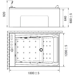 Ванна акриловая Orans BT65105 L