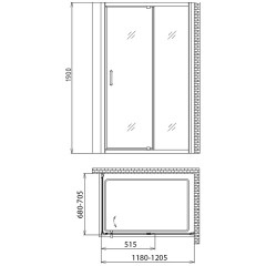 Душевой угол Gemy Sunny Bay S28191B-A70