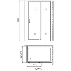 Душевой угол Gemy Sunny Bay S28191D-A70