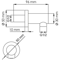 Шланговое подключение WasserKRAFT A082