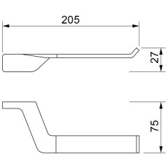 Бумагодержатель Novella City CT-03111