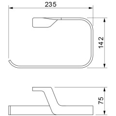 Полотенцедержатель Novella City CT-11111