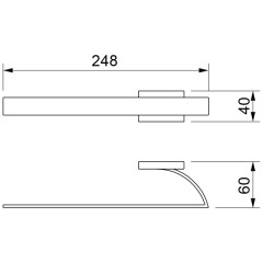 Полотенцедержатель Novella Basic BS-11111