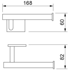 Бумагодержатель Novella Edizione cubo EC-03111