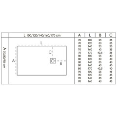 Поддон из литьевого мрамора GooDDooR Essentia 120x80 белый