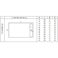 Поддон из литьевого мрамора GooDDooR Stella 140x80 белый