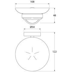 Мыльница настенная Iddis Calipso CALMBG0i42