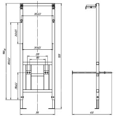 Инсталляция Cersanit Link Pro + унитаз Cersanit City New Clean On S-SET-CITYC/LPRO/S-DL/In-Wg-w