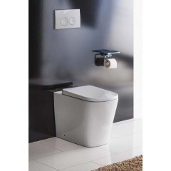 Унитаз приставной BelBagno Albano BB120CBR+BB120SC безободковый