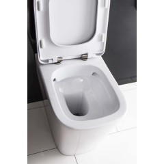 Унитаз приставной BelBagno Albano BB120CBR+BB120SC безободковый