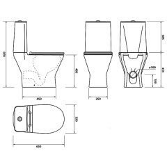 Унитаз Iddis Edifice EDI2DSEi24