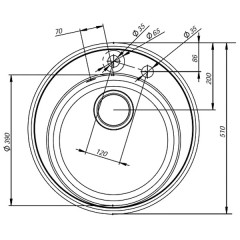 Мойка кухонная Iddis Kitchen G K01B511i87